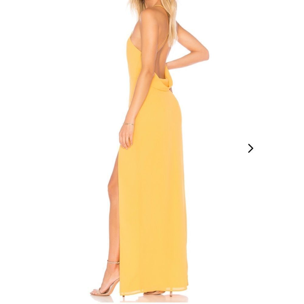 NWT LOVERS +‎ FRIENDS Draped Open Back Sheyla Gown